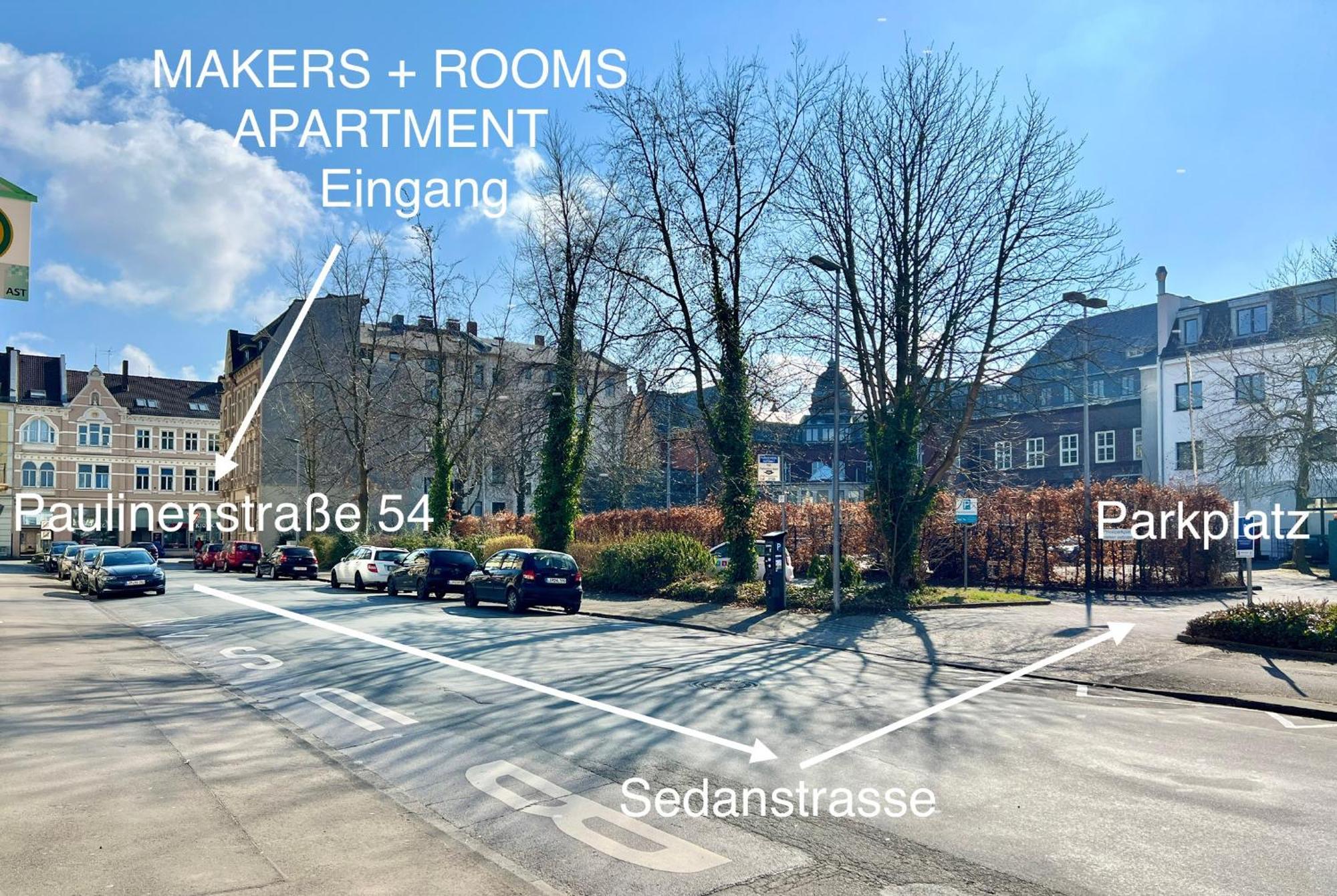 Makers And Rooms Apartment 01 Pauline 110Qm Parkplatz 1-4 Personen Detmold Exteriér fotografie